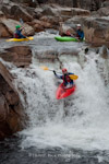 Unknown paddler on the Etive. Scotland.