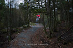 Brendan Zyborsk on the Plas y Brenin mtb trail. North Wales.